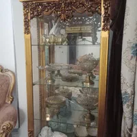 بوفه طلایی رنگ زیبا|بوفه، ویترین، کنسول|کیش, |دیوار