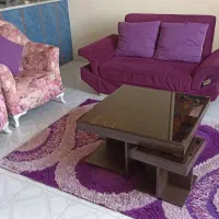 مبلمان شش نفره به همراه فرش اسپرت۴متری|مبلمان خانگی و میز عسلی|اصفهان, کردآباد|دیوار