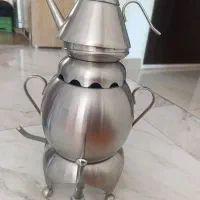 کتری قوری تمام استیل سماوری 5لیتری