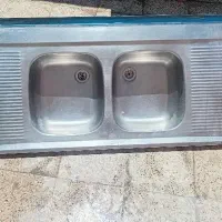 سینک دوقلو در حد نو بدون استفاده