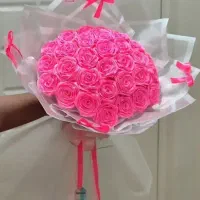 صورتی دست گل