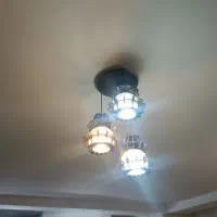 2عدد لوستر چوبی 3 شعله سالم|لوستر و چراغ آویز|محمدشهر, ولدآباد|دیوار