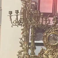 آینه شمعدان برنز