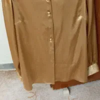شومیز ساتن و روسری