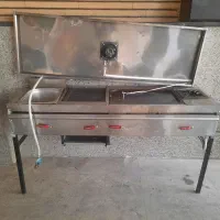 گاز، گریل ، صفحه چدنی ، بنماری روغن سرخ کن