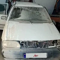 پراید مدل ۸۳ تصادفی