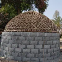 ساخت انواع آلاچیق سنتی وکپر|مصالح و تجهیزات ساختمان|کهنوج, |دیوار