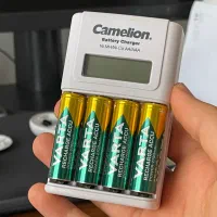 شارژر camelion و باتری قلمی شارژی varta