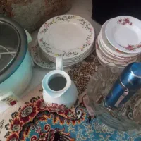 ظرف و ظروف ملامین و چینی  پلوپز و فلاسک حراج