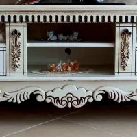 گنجه و میز تلویزیون|بوفه، ویترین، کنسول|گلبهار, شهر جدید گلبهار|دیوار