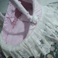 سبد نوزاد دخترانه شیک|کالسکه و لوازم جانبی|کوهدشت, |دیوار