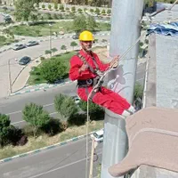 کار در ارتفاع پیچ رولپلاک شستشو عایق رنگ آمیزی