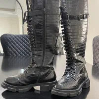 بوت بلند چرم بندی