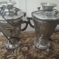 ۲عدد سماور برقی قدیمی .یکیش نو ویکیش کار کرده