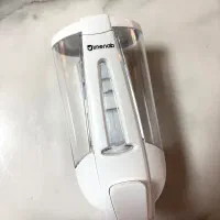 جا مایعی دیواری پمپ مایع سفید|لوازم سرویس بهداشتی|بابل, |دیوار