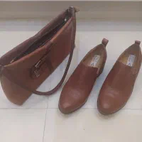 کیف و کفش ست چرم اصل|کیف، کفش، کمربند|زنجان, |دیوار