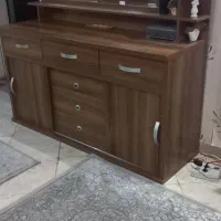 کنسول با آینه جا دار تمیز وبدون خط وخش