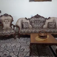 مبل سلطنتی ۷ نفره چوب راش|مبلمان خانگی و میز عسلی|خرمآباد, |دیوار