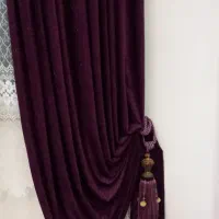 کناره گوشواره  والان پرده مخمل  و شرابه