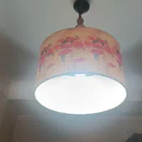 آویز لوستر بدنه خراطی چوبی|لوستر و چراغ آویز|کرج, گلشهر|دیوار