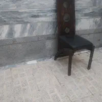 صندلی تک  چوبی