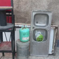 سینک .درب فیبری.بشکه سیمکو.صندلی.کپسول خالی ۱۲۳