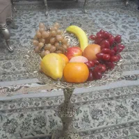 میوه خوری پایه بلند برنز