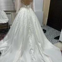 لباس عروس سایز ۳۶،۳۸ کامل نو