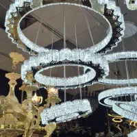 لوسترهای کریستالی وارداتی|لوستر و چراغ آویز|یزد, |دیوار