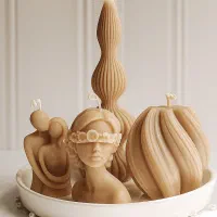 شمع ژورنالی و باکس گل شمع|صنایع دستی و سایر لوازم تزئینی|شاهینشهر, شهرک سایت|دیوار