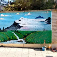 نقاشی و رنگ آمیزی ساختمان «رنگین قلم»