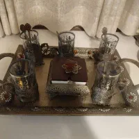 سینی پیوتر  نگین دار