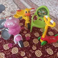 دوچرخه و اسکوتر و صندلی کودک