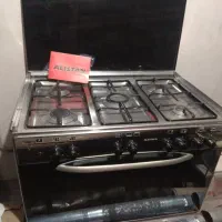 اجاق گاز ۵ شعله استیل فر دار عالیستان