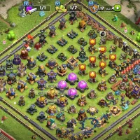 اکانت کلش آف کلنز لول 338 تقریبا مکس