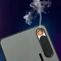 جا سیگاری فندک دار