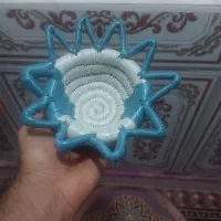 طبق یا طبگ حصیری دستباف|صنایع دستی و سایر لوازم تزئینی|اهواز, دغاغله|دیوار