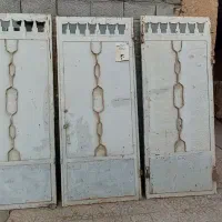 درب پارکینگ سه لنگه با چهار چوب و پنجره کامل|مصالح و تجهیزات ساختمان|مبارکه, |دیوار