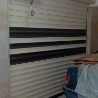 درب پارکینگ برقی کرکره ای ریموتی