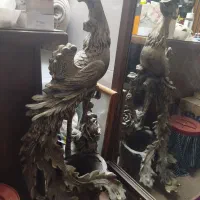 گلدان ، دکوری طاووس