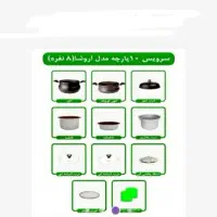 سرویس غذاپزآریا،اریکا،آروشا|ظروف پخت‌وپز|رشت, توشیبا|دیوار