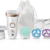 دستگاه اپیلیدی براون با فیس واش و موزن