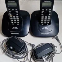 دو عددتلفن بی سیم پاناسونیک