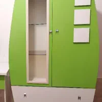 ست تخت وکمد نوجوان ام دی اف|تخت و سرویس خواب|شیراز, گویم|دیوار