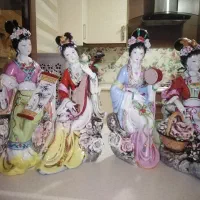 مجسمه چینی اصل ۴ عدد|مجسمه، تندیس، ماکت|کرج, محمود آباد|دیوار