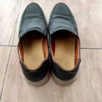 کفش چرم سرمه‌ای سایز 44|کیف، کفش، کمربند|زاهدان, |دیوار