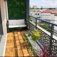 تولید پخش ترموود تایل ترموود چمن شلف پایه مخفی|عمده‌فروشی|تهران, شهرک ولیعصر شمالی|دیوار