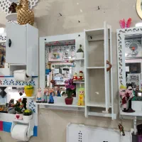 آینه شلف باکس حمام سرویس بهداشتی روشویی کابینتیpvc|لوازم حمام|مشهد, مقدم|دیوار