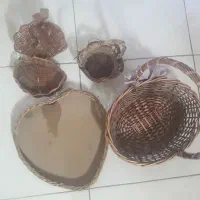 جعبه کادویی وتعدادی سبد|صنایع دستی و سایر لوازم تزئینی|اصفهان, سروستان|دیوار