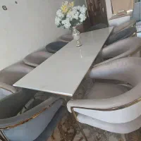 میزناهارخوری۸نفره استیل|میز و صندلی غذاخوری|پردیس, فاز ۸|دیوار